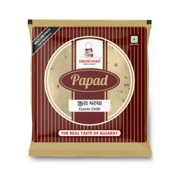 CUMMIN CHILLI PAPAD (JEERA MARCHA)