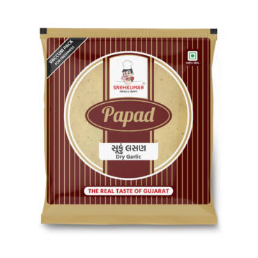 Dry Garlic Papad