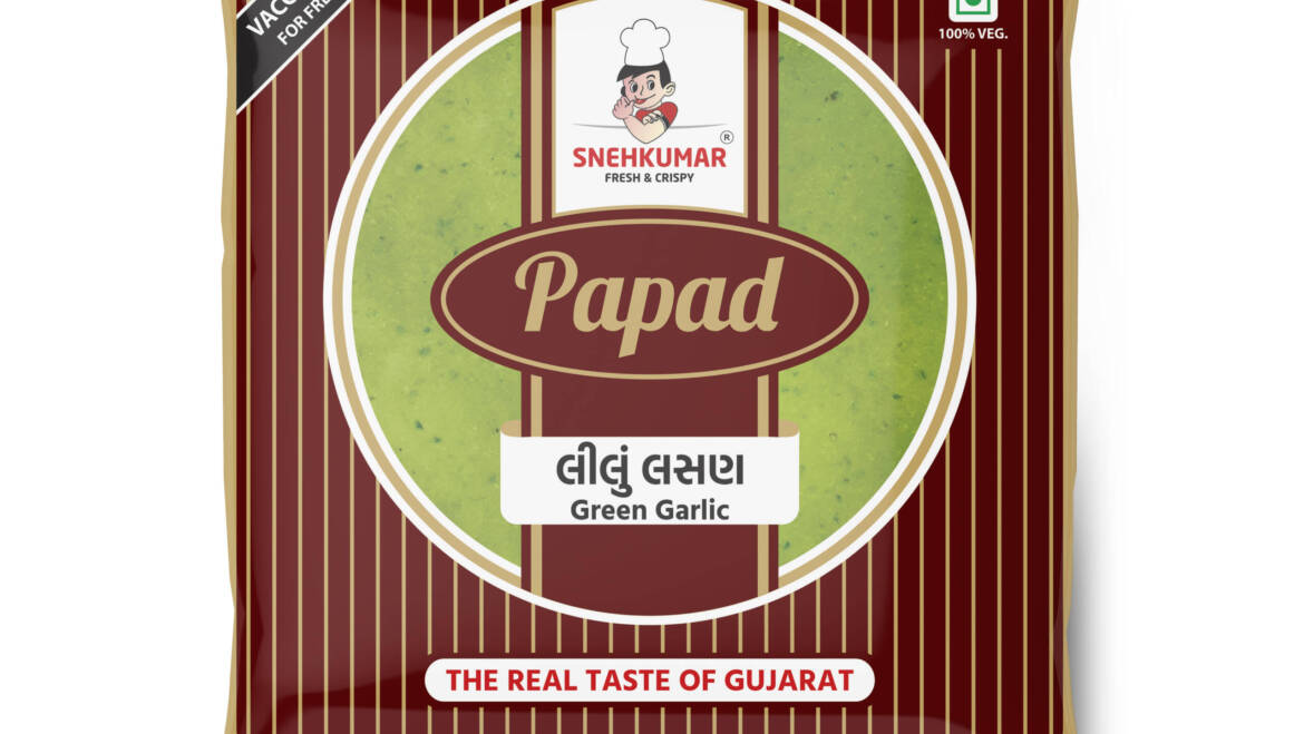 Green Garlic Papad