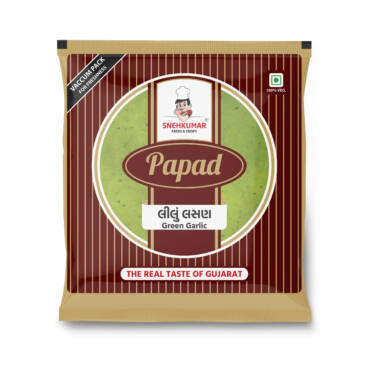 Green Garlic Papad